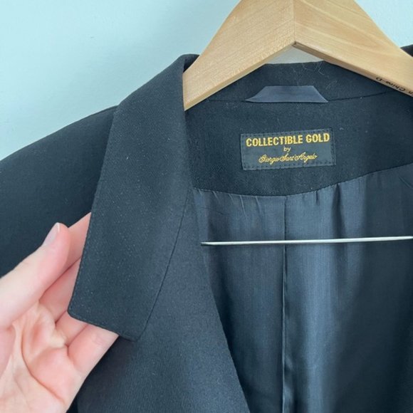 Vintage Double Breasted Wool Tailored Blazer - Picture 6 of 15